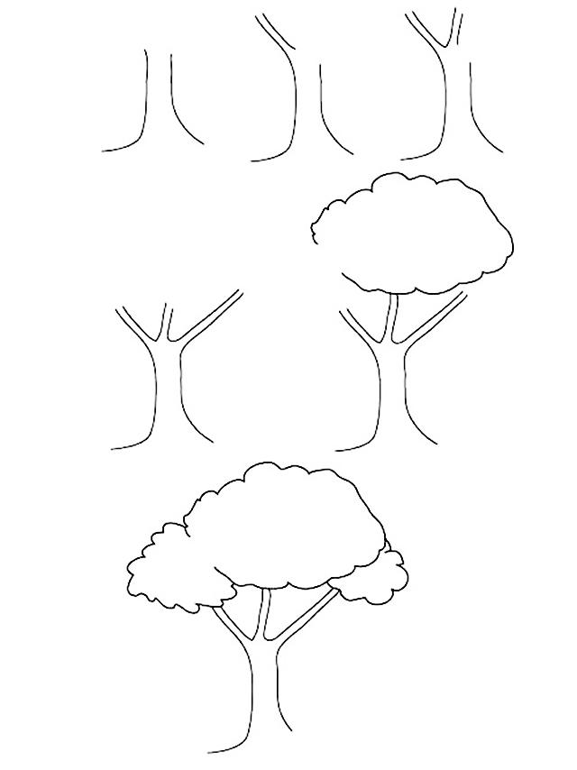 Gợi ý 5 cách vẽ cây đơn giản trẻ con cũng làm được